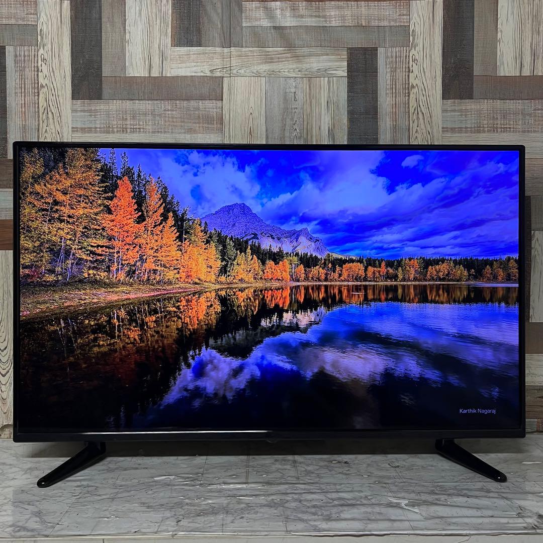 佐藤智也さん受渡専用マクスゼン50型4Kテレビ 東芝LSI搭載で操作もカンタン