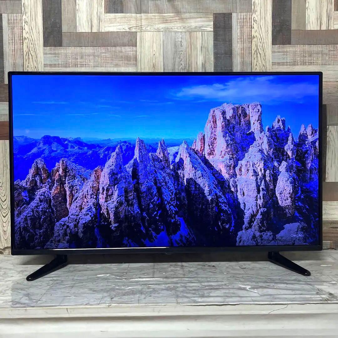 佐藤智也さん受渡専用マクスゼン50型4Kテレビ 東芝LSI搭載で操作もカンタン