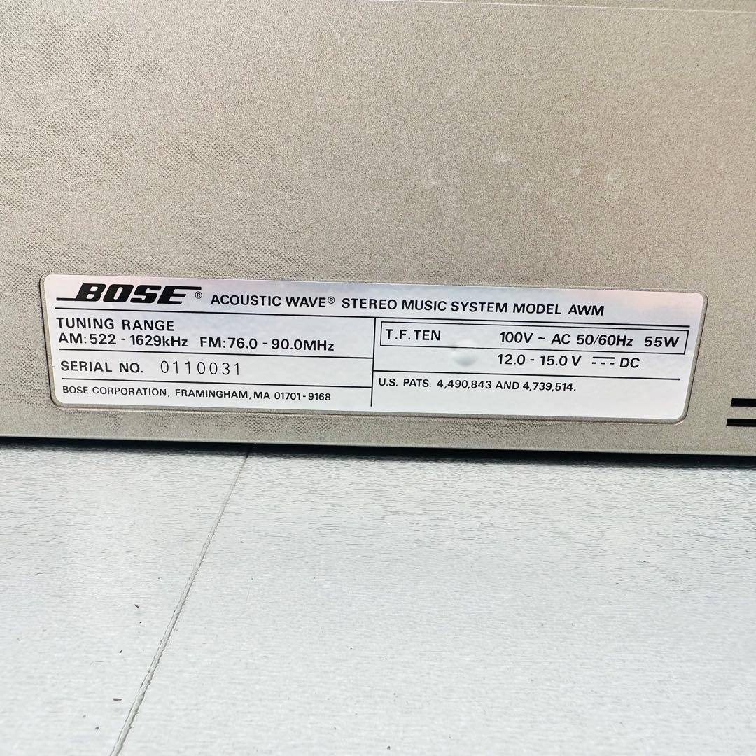 BOSE WAVE MODEL AWM ゴールド　CD カセット