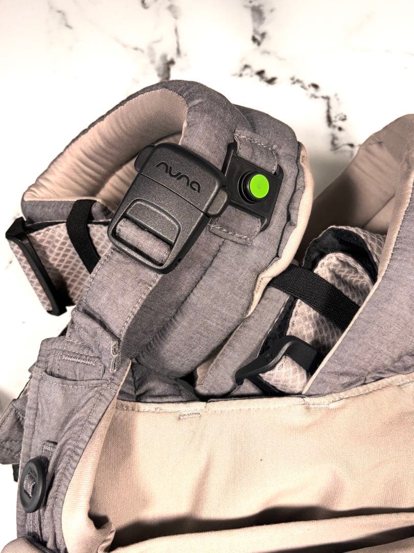 NUNA cudl 抱っこ紐 ベビーキャリア　カドル　SOFTENED シャドウ