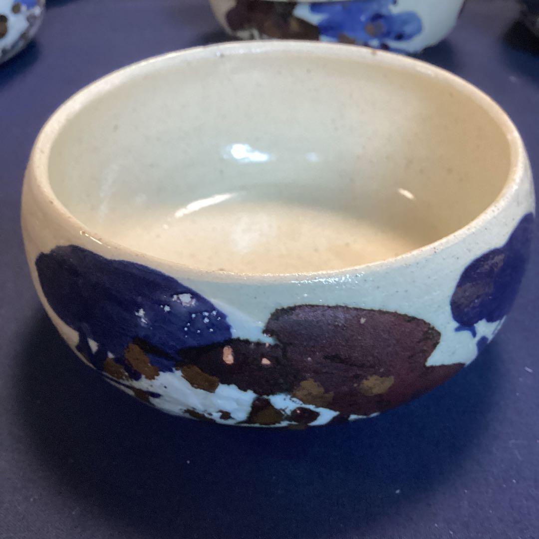 乾山写松絵金箔ちらし蓋物10客　　新品未使用