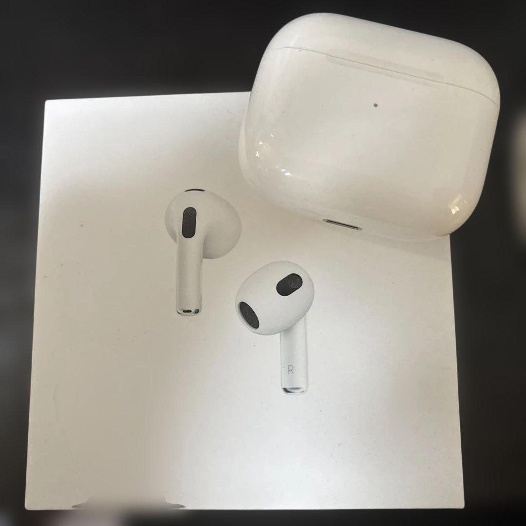 AirPods本体 ホワイト 充電ケース付き　動作確認済み