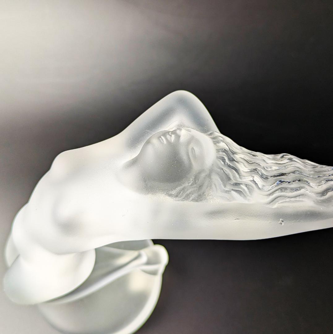 草*認様 ラリック カーマスコット 風の女神クリュシスカー美品 フランス アール