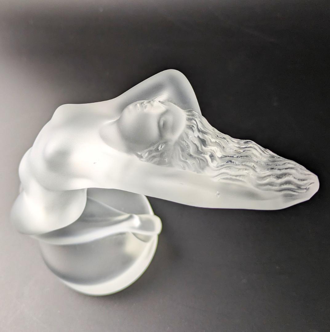 草*認様 ラリック カーマスコット 風の女神クリュシスカー美品 フランス アール