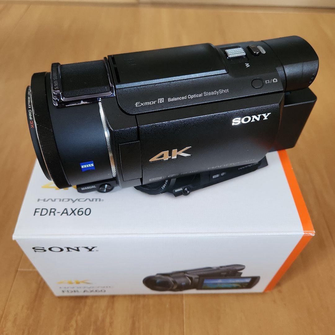 Sony FDR-AX60 4Kビデオカメラ 本体特別(フルセット)