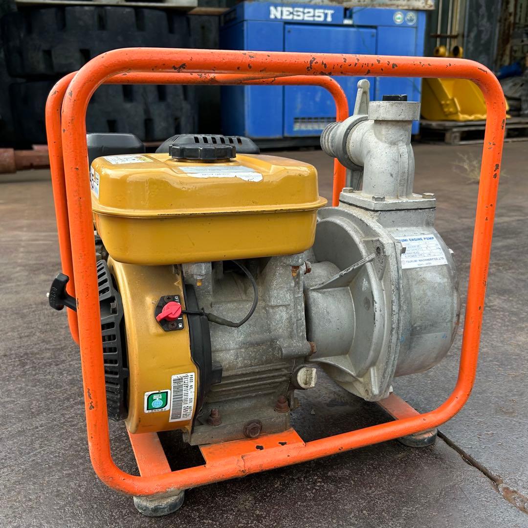 【状態良好】エンジンポンプ　TSURUMI　LA50A　2011年製　ホース付属