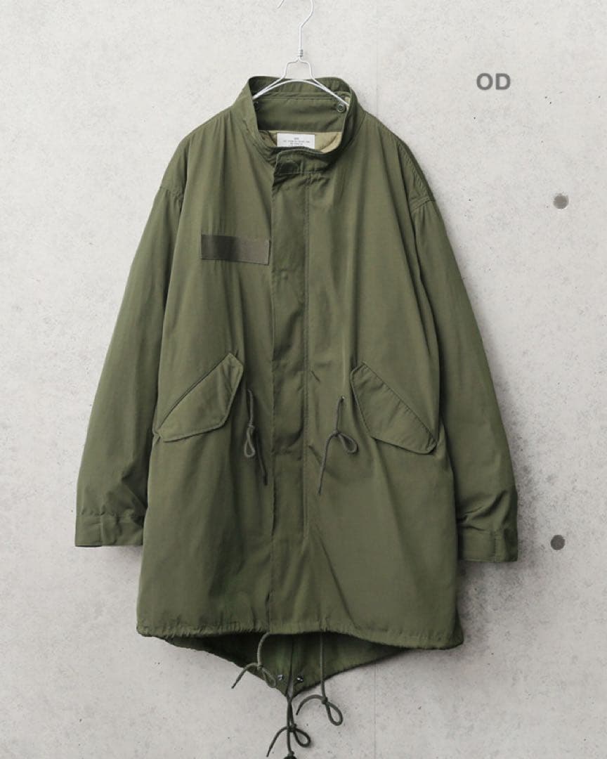 新品　ヒューストン　フィッシュテール M65 モッズコート　Lサイズ　オリーブ