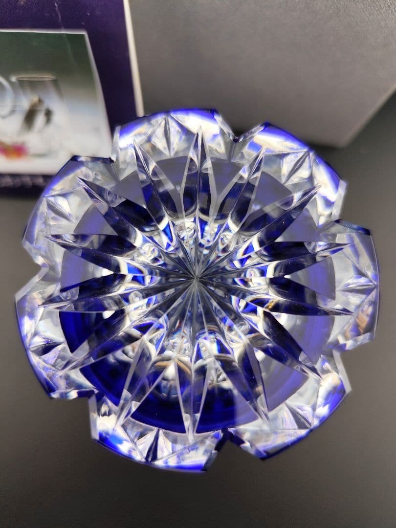 未使用品☆HOYA 最高級ロックグラス（切子、江戸切子、薩摩切子）