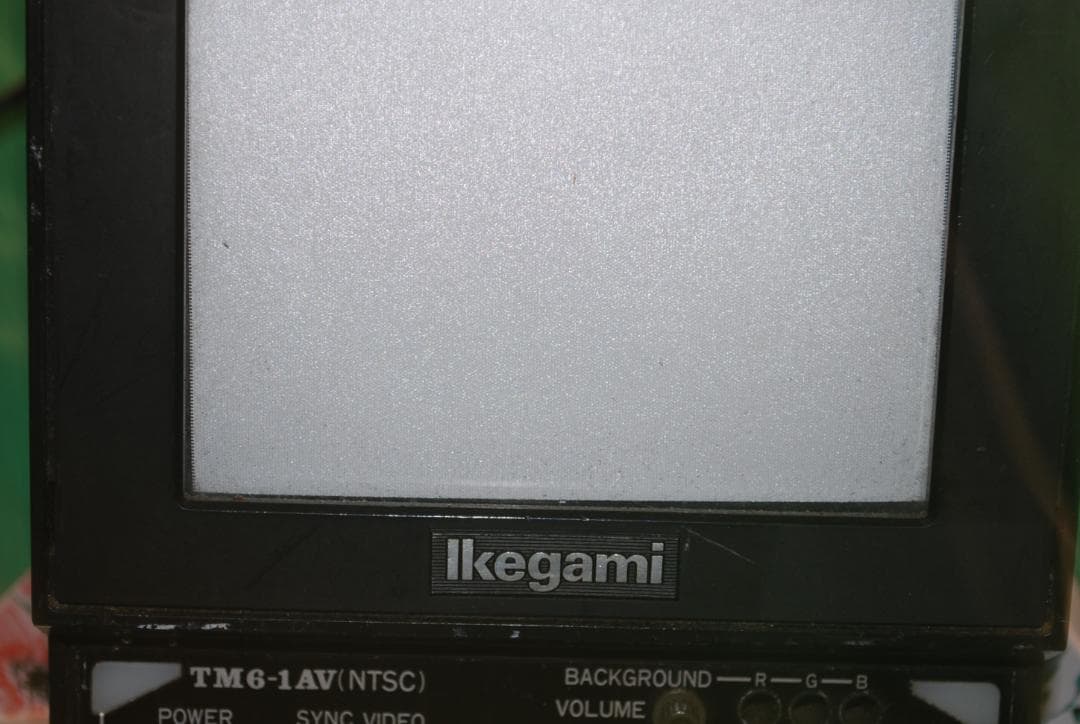 Ikegami6インチカラーモニターTM6-１AV中古動作品の出品です。