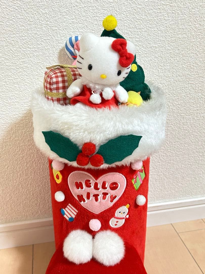 サンリオ キティちゃん クリスマス ブーツ サンタクロース ぬいぐるみ 希少