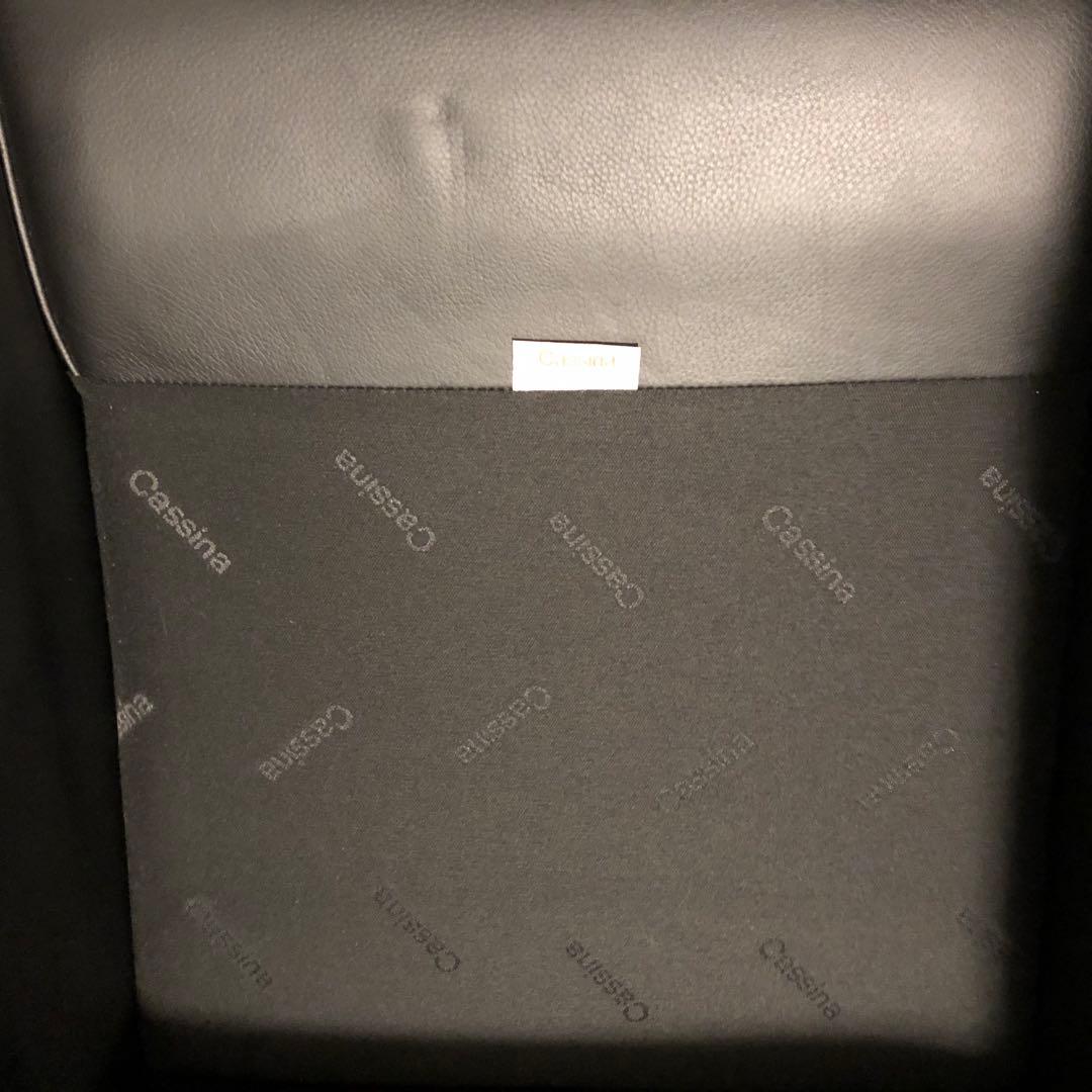 美品 LC2 黒レザー クロームフレーム カッシーナ正規品 ルコルビジエ