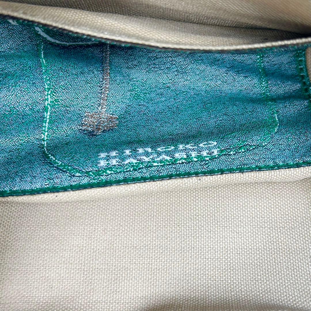 ヒロコハヤシ ジラソーレ シルバー　ハンドバッグ セレモニー　フォーマル　保存袋