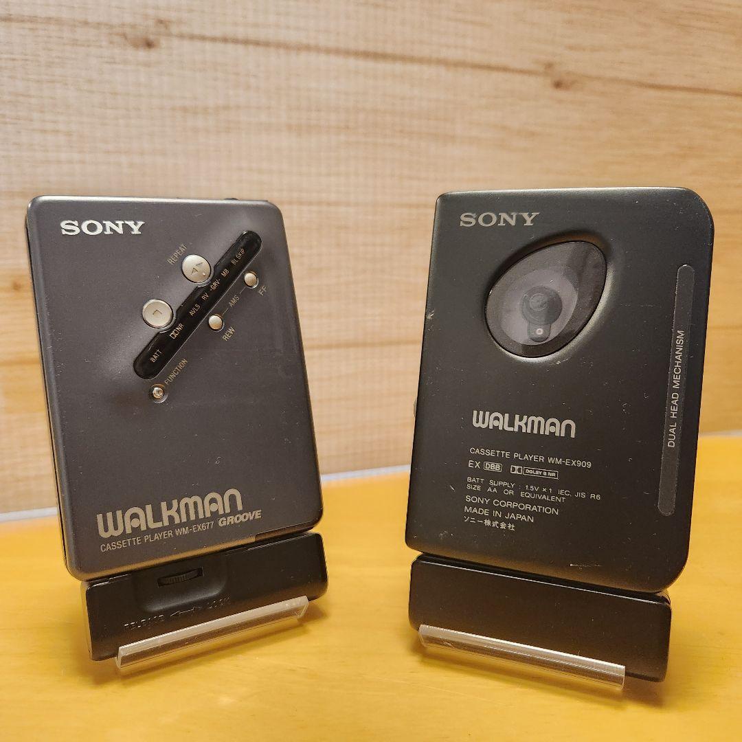 SONY ウォークマン　ジャンク WM-EX677　WM-EX909　充電器