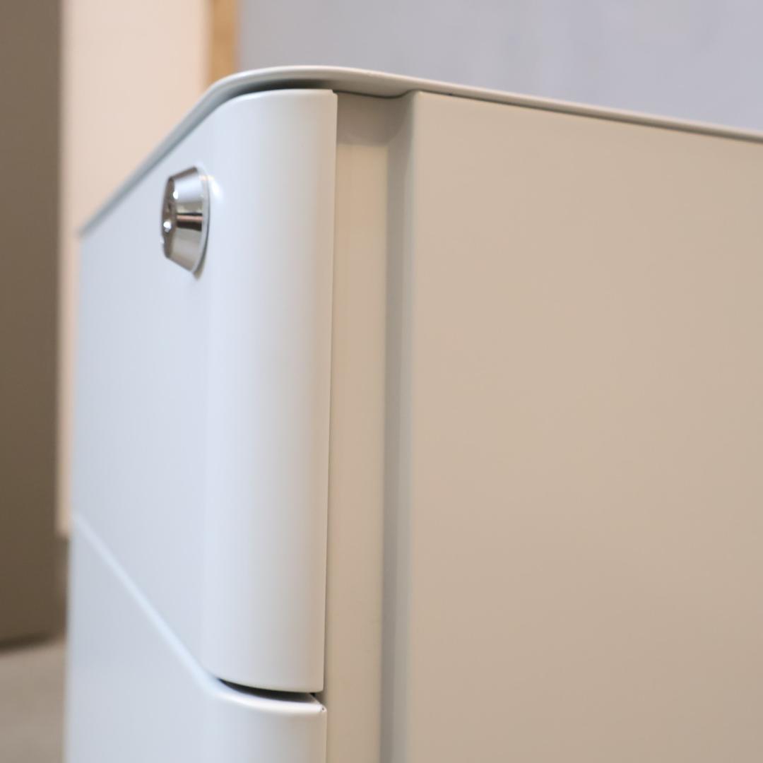 関家具 TORIA トリア スリムチェストワゴン コンパクト デスクワゴン 鍵付