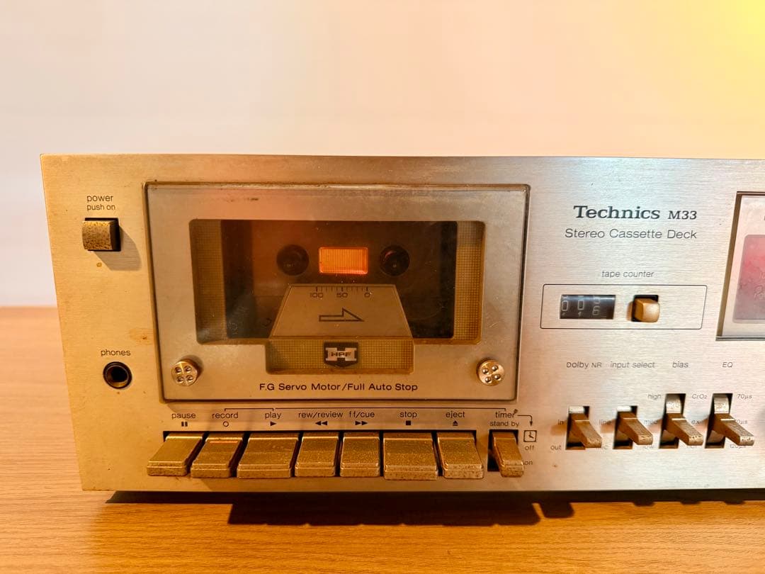 Technics M33 ステレオカセットデッキ⑯