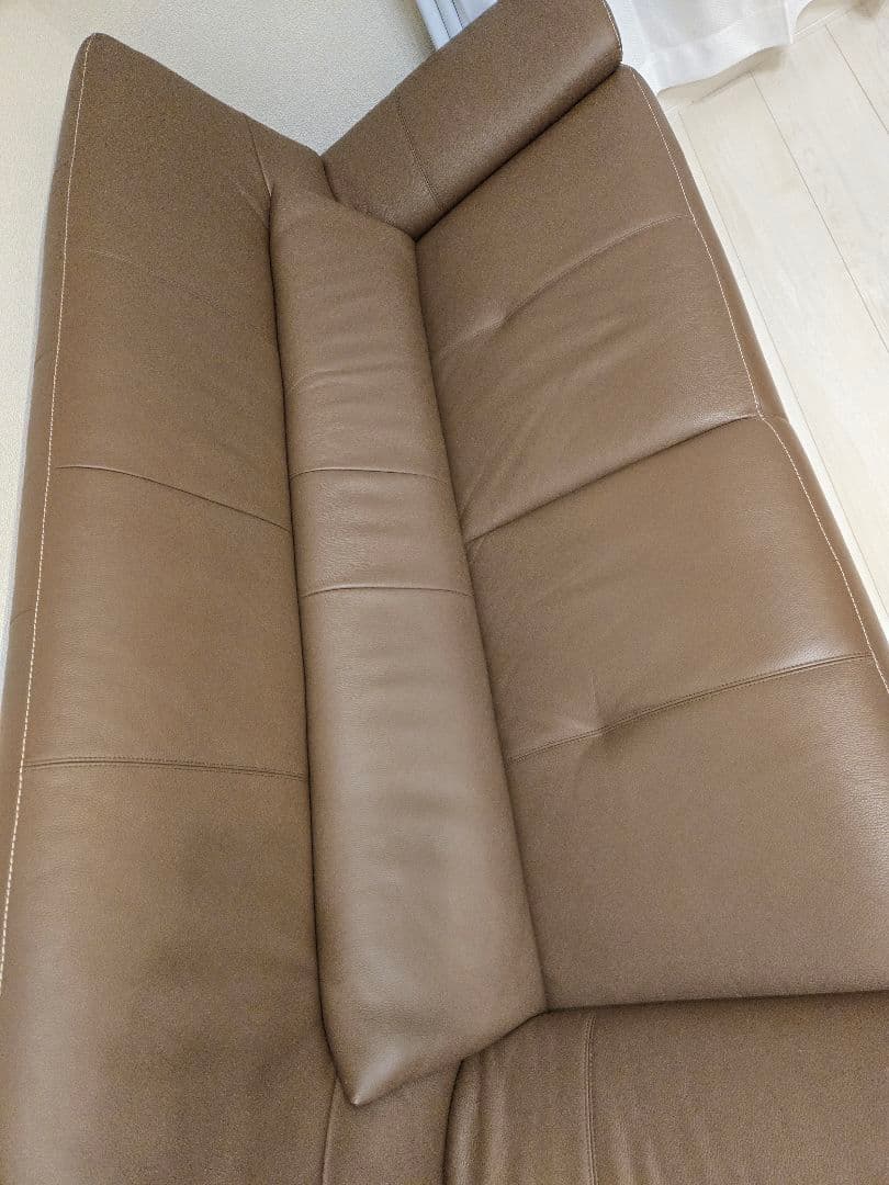 カリモクの本革ソファ　　たのめる便送料込み！