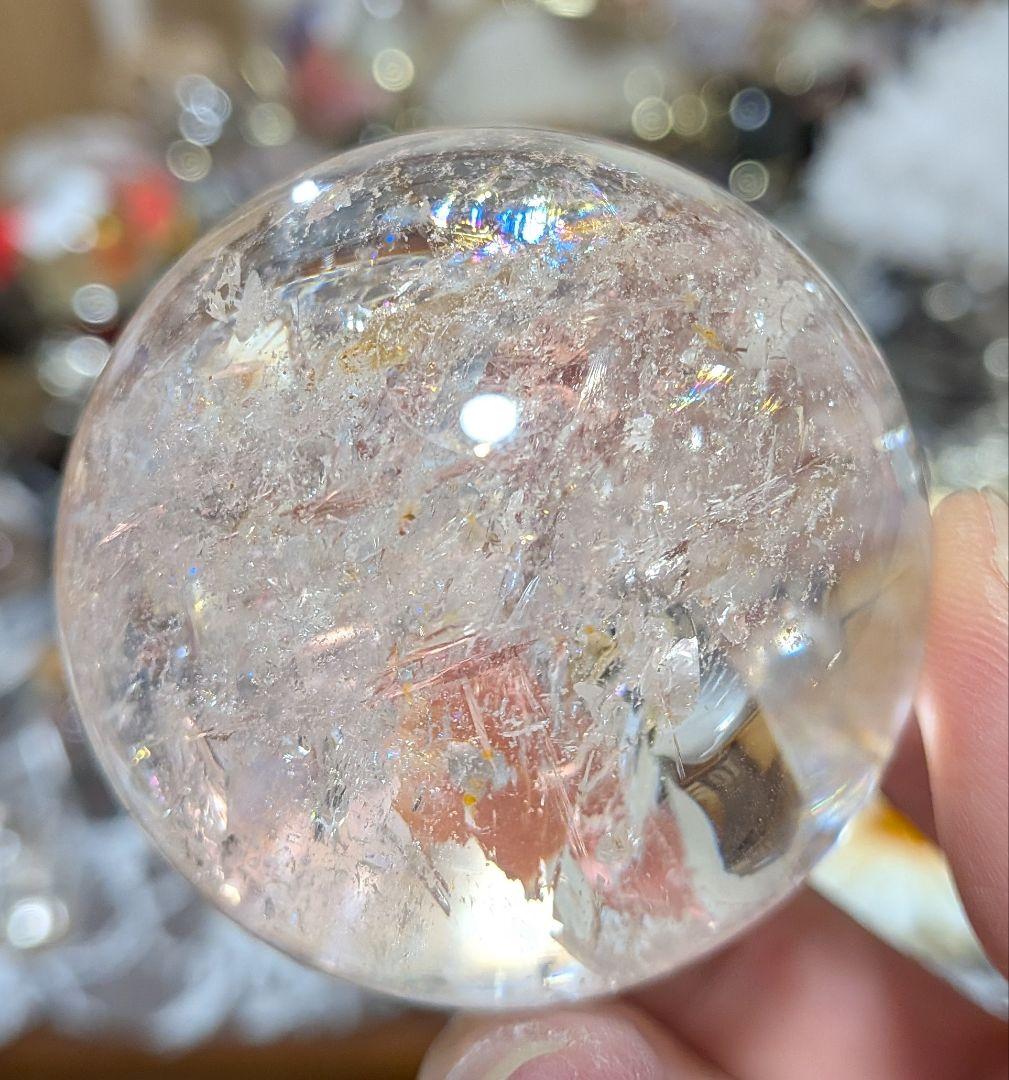 アゼツライト☆スフィア☆アメリカ産☆高品質☆台座つき☆