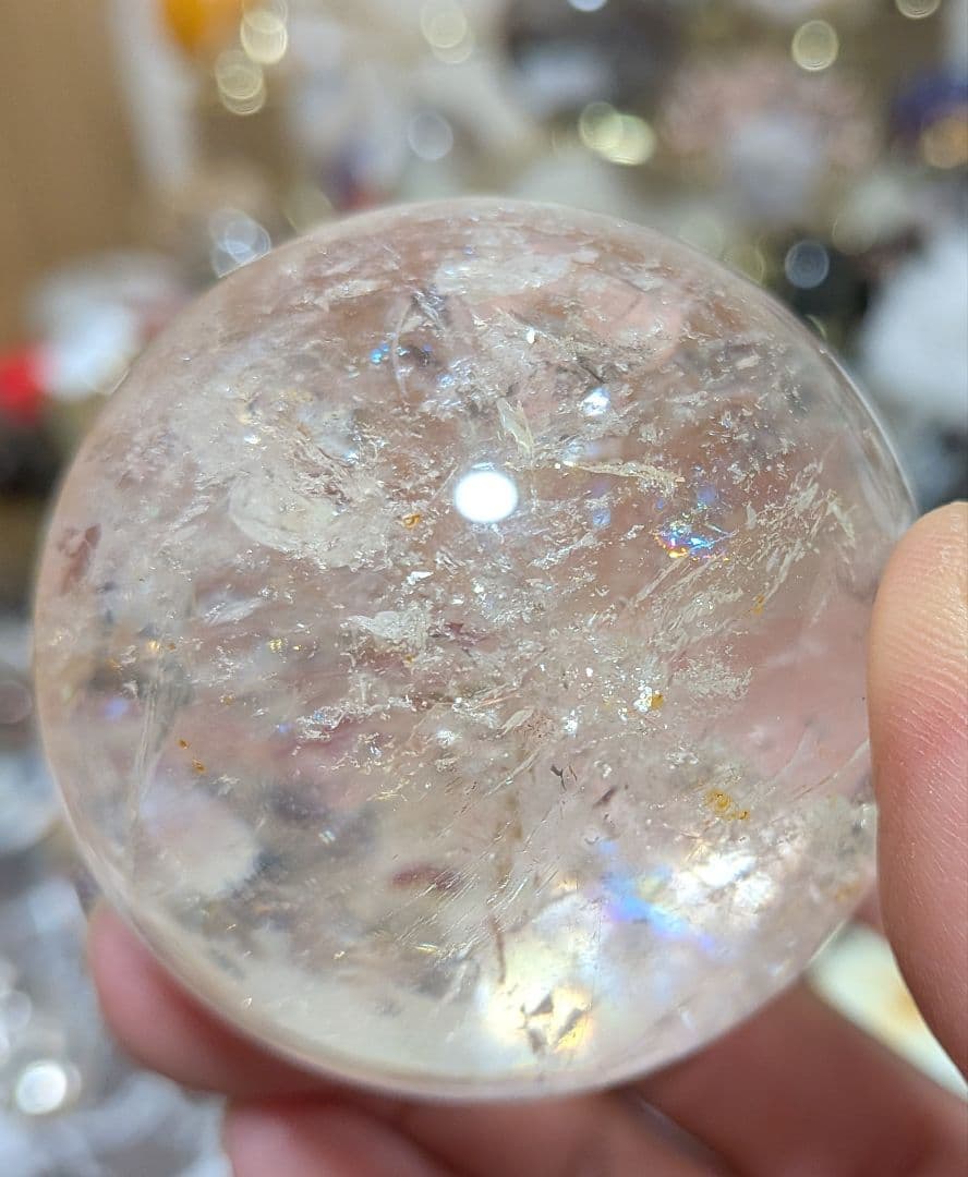 アゼツライト☆スフィア☆アメリカ産☆高品質☆台座つき☆