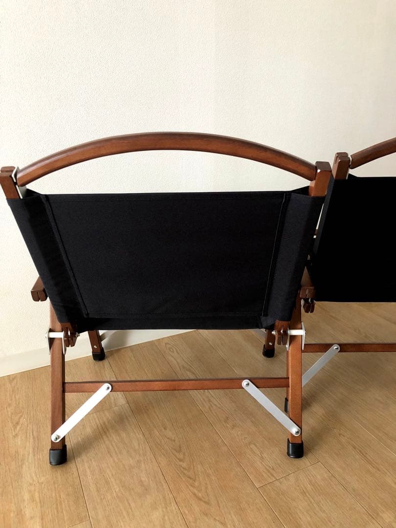 ２脚セット　未使用　開封済　カーミットチェア　同規格品　オーク　収納袋あり