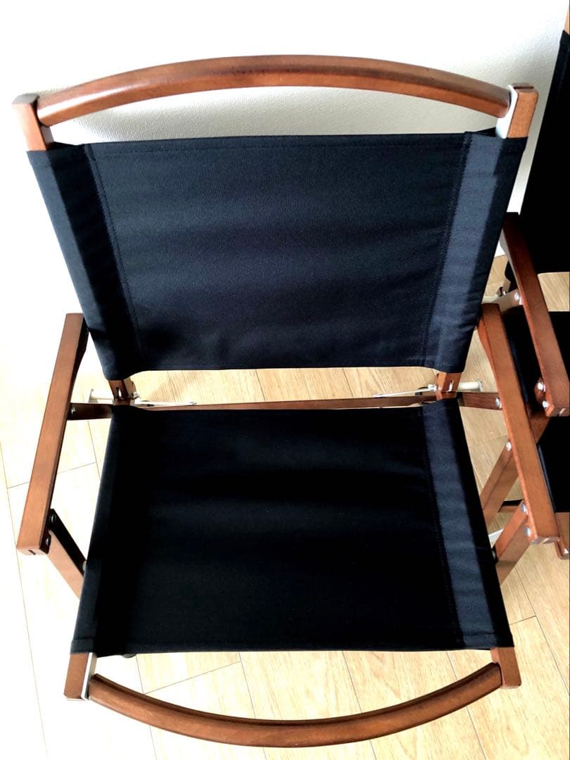 ２脚セット　未使用　開封済　カーミットチェア　同規格品　オーク　収納袋あり