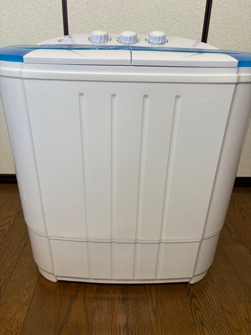 二槽式洗濯機 本体 ホワイト/ブルー