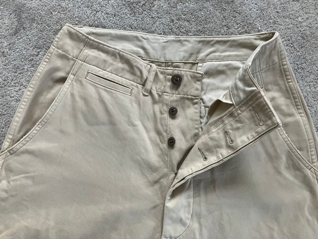 スピックアンドスパン　Higuchi×S チノワイドパンツ(サイン入り)