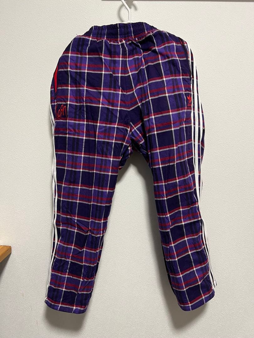 adidas Korn トラックパンツ XL ジャージ パンツ 黒赤