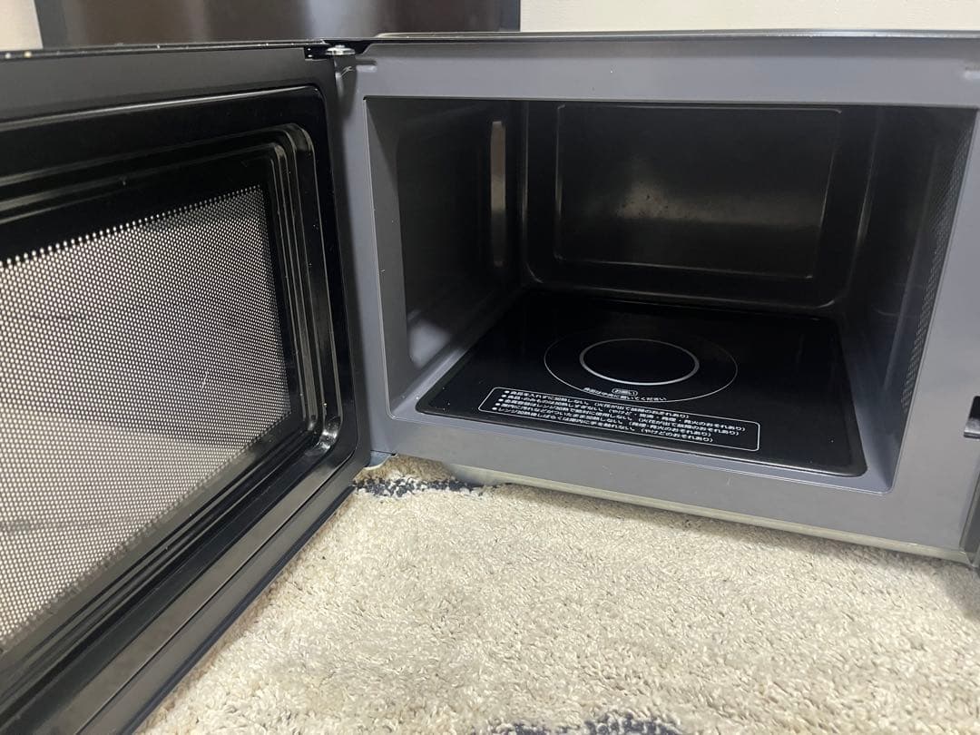 IRIS OHYAMA レンジ ブラック IMB-F2202-B 2024年製