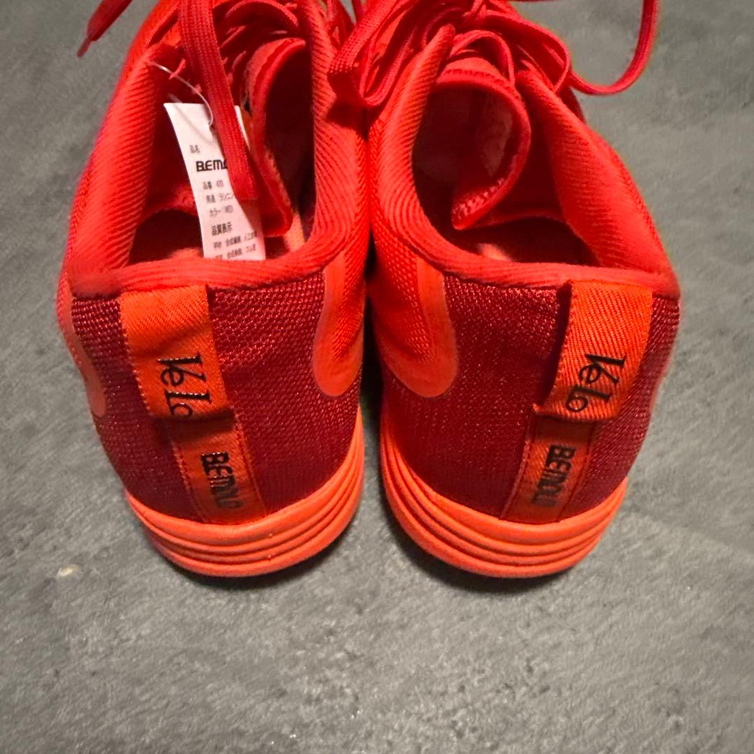 ビモロランニングシューズ レッド