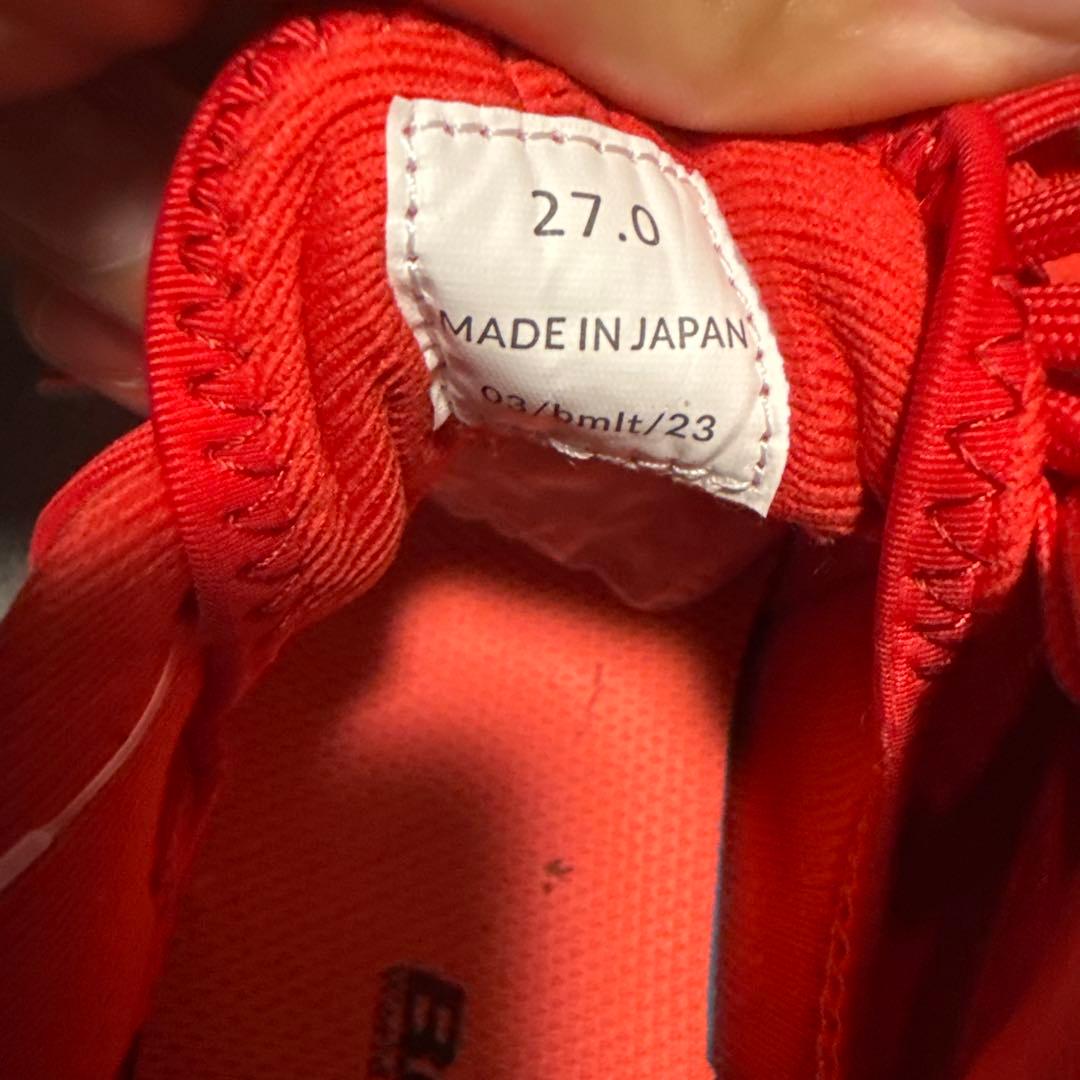 ビモロランニングシューズ レッド