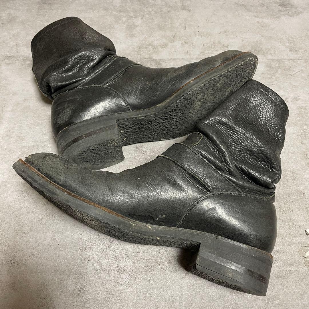 【エゴトリッピング】（8）エンジニアブーツ ブラック レザー