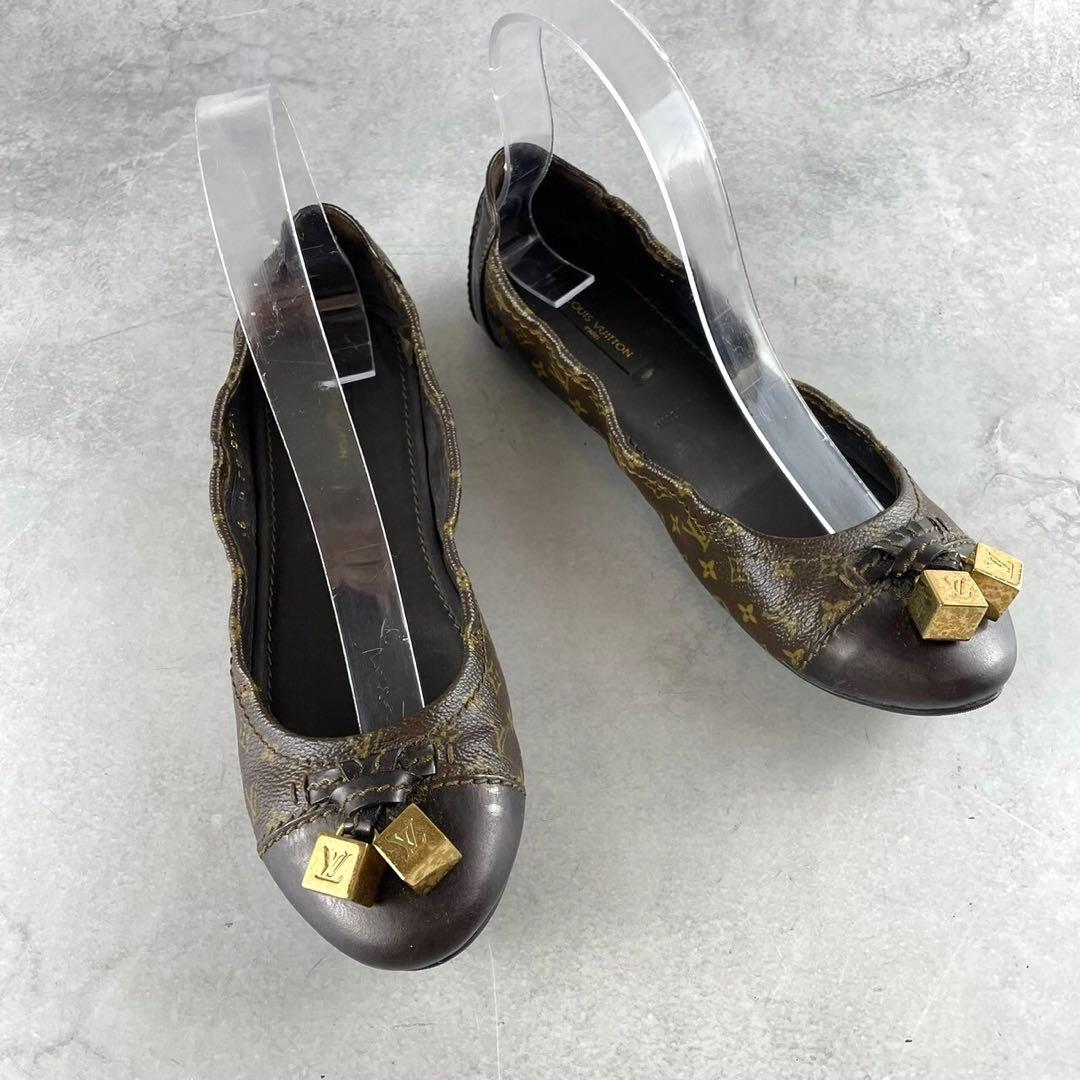美品★ルイヴィトン　モノグラム　バレエシューズ　フラットシューズ　サイズ36