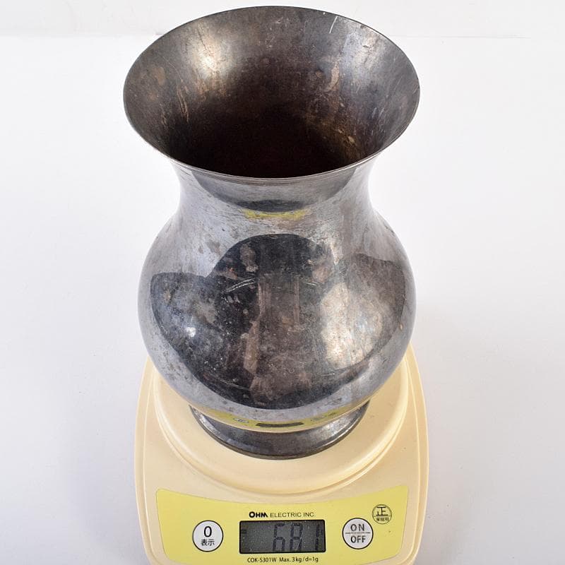 CHRISTOFLE　クリストフル　フラワーベース　花瓶　V　R7710