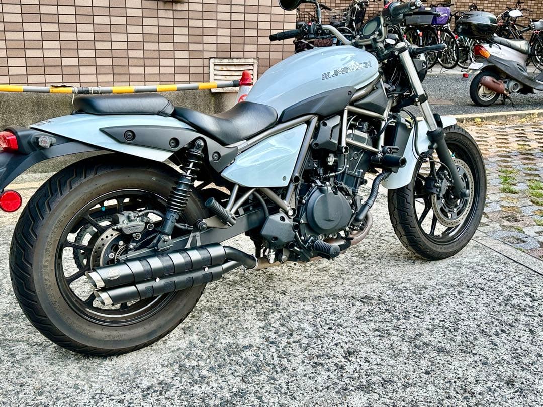 カワサキ エリミネーター400 用カスタムマフラー EL400-V1