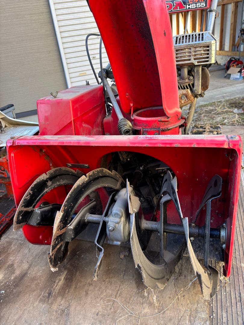 HONDA HS 55除雪機動作済み