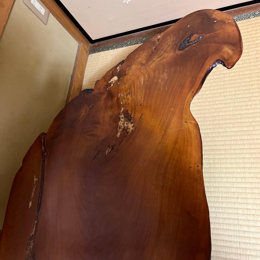 桜の木の座卓 大きめ 茶色