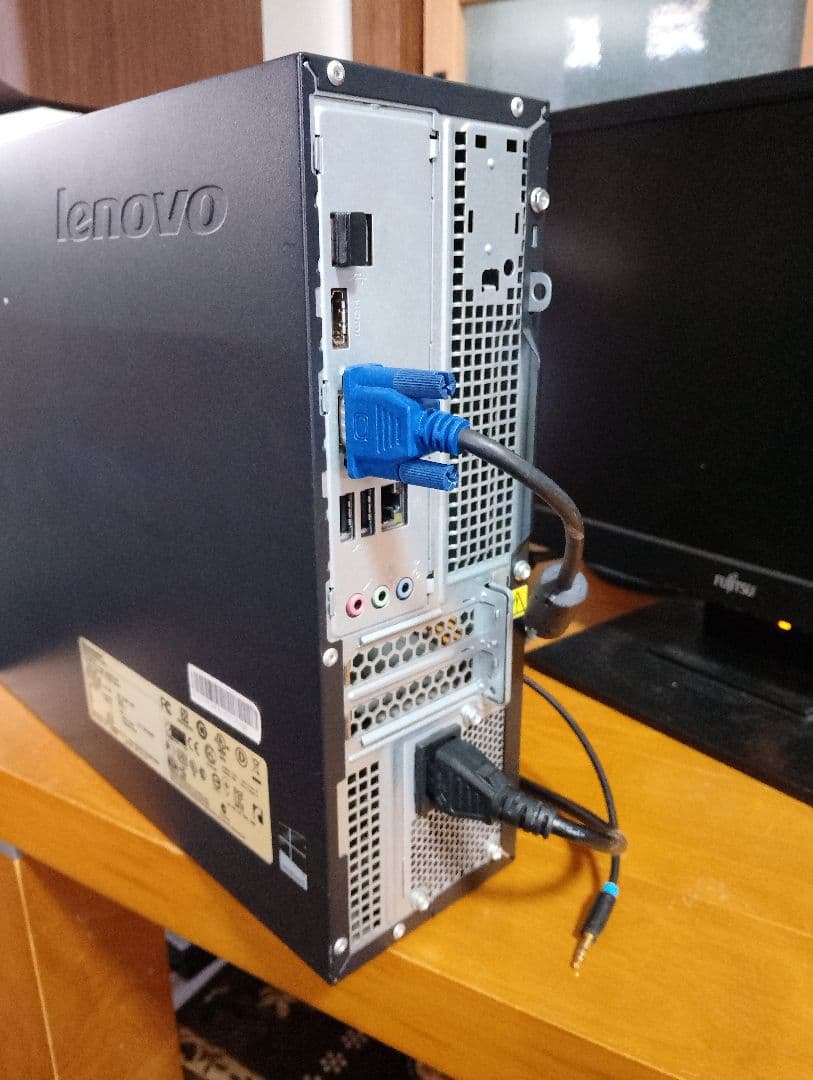 Fujitsu モニター LenovoデスクトップPC Windows11インス