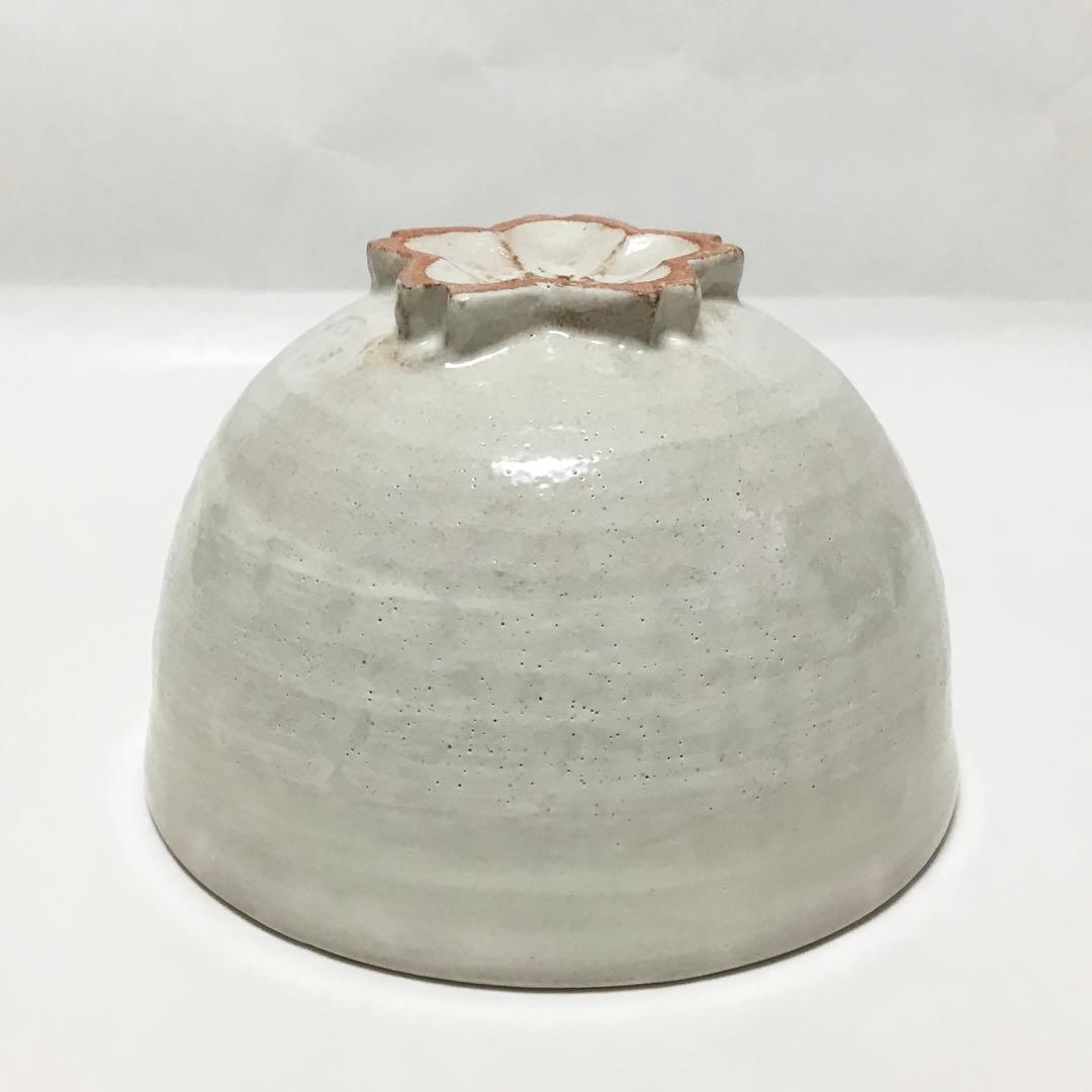 茶碗 粉引三島 桜高台 清和窯 化粧箱付 茶道具 新品