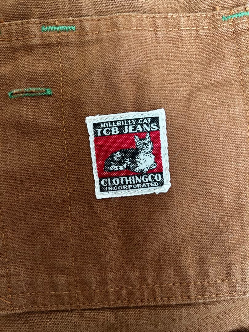 廃盤TCB jeans Foremen Vest フォアマンベストブラウンダック