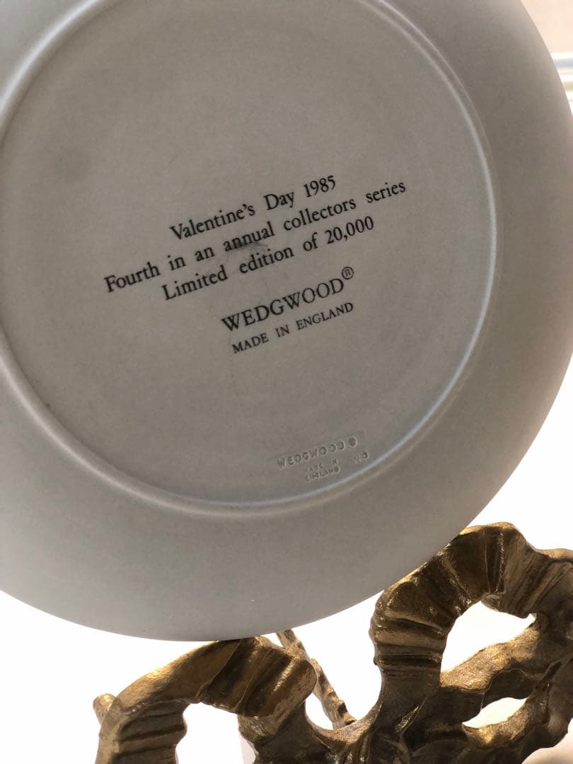  バレンタインデー プレート 1985 限定版 極美品
