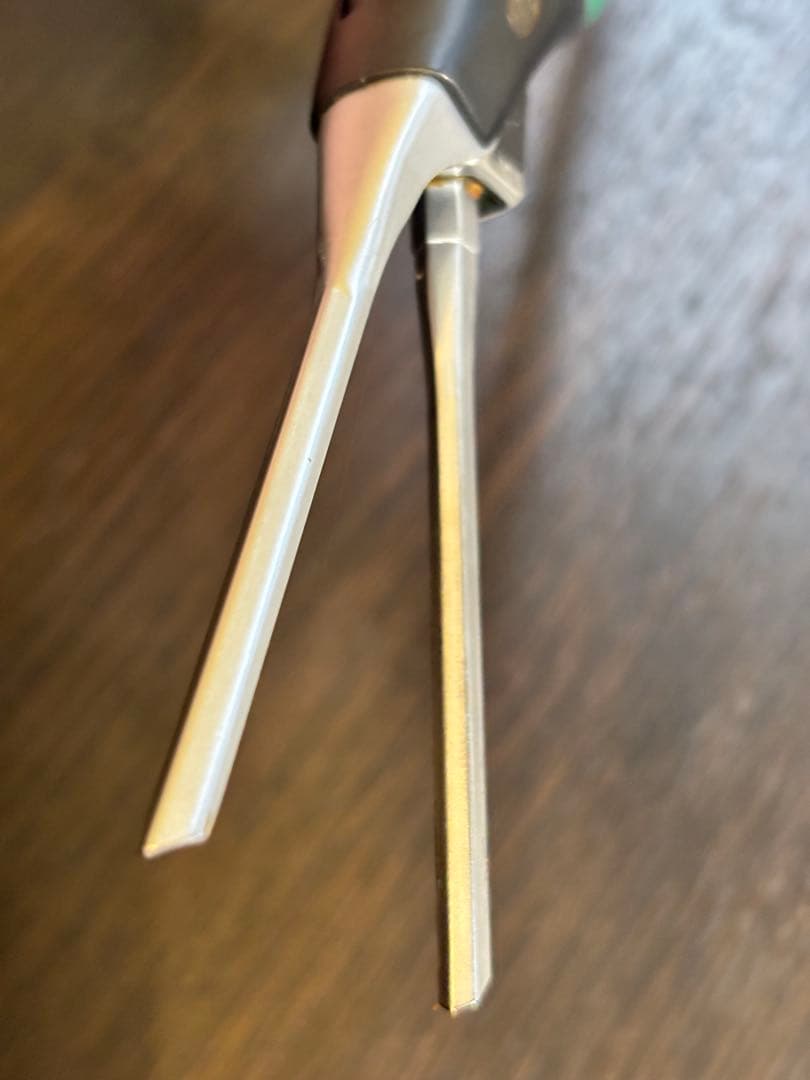 超美品LENZ 【α-3】レンツアイロン 5角3㎜アイロン　理容アイロン