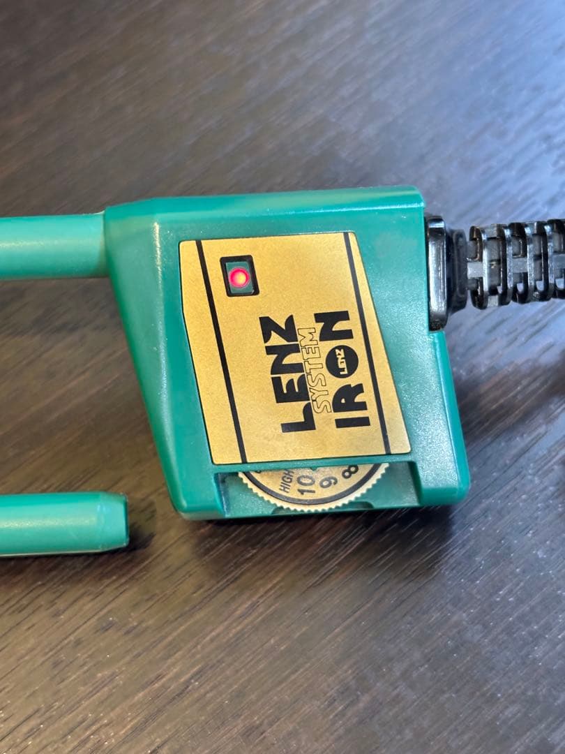 超美品LENZ 【α-3】レンツアイロン 5角3㎜アイロン　理容アイロン