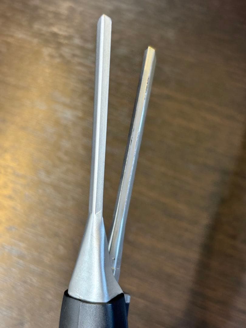 超美品LENZ 【α-3】レンツアイロン 5角3㎜アイロン　理容アイロン