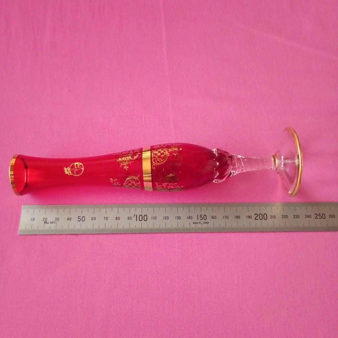 ラグーナ•ムラノ•グラス　未使用品 インテリア　一輪挿し