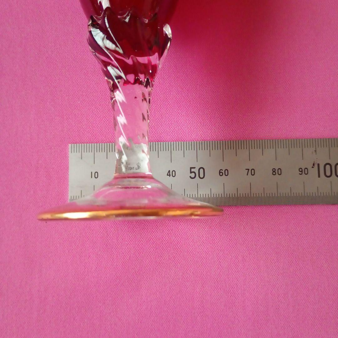 ラグーナ•ムラノ•グラス　未使用品 インテリア　一輪挿し