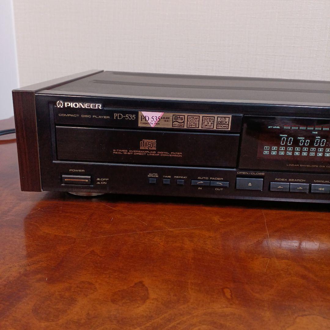 PIONEER PD-535 CDプレイヤー メンテ動作品 リモコン付き