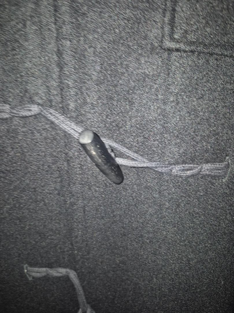 AURALEE黒 ダッフルコート フード付き