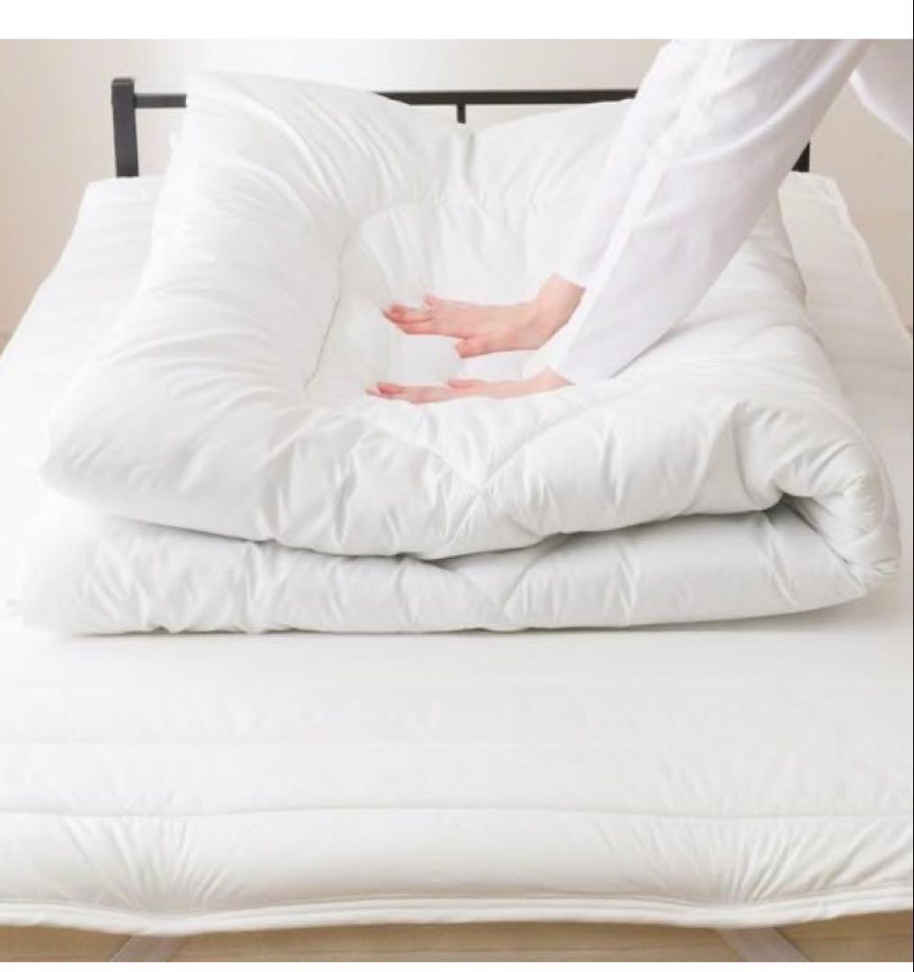 ニトリ　すぐに使えるベッド用寝具6点セット シングル BD/GY 2個セット