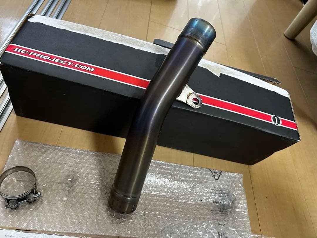 【美品】 ZX6R SC PROJECT フルチタン リンクパイプ/中間パイプ