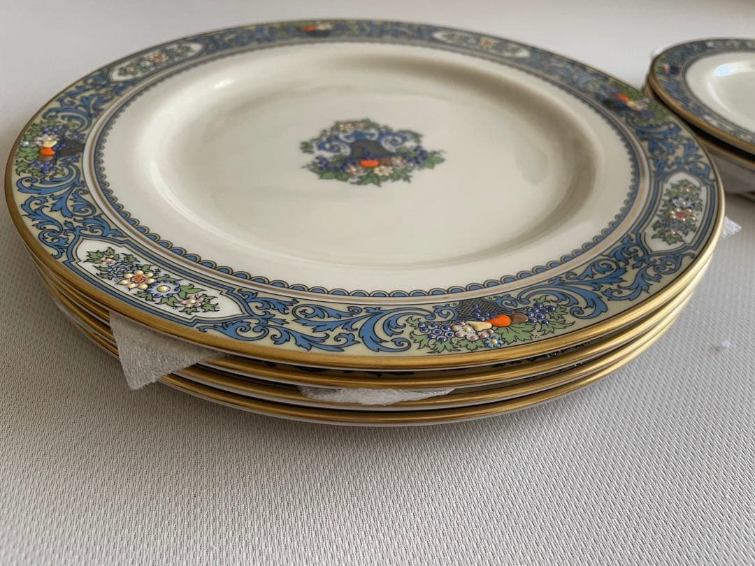 【LENOX】オータムシリーズ大皿 26.5cm小皿 16.3cmセット 4枚